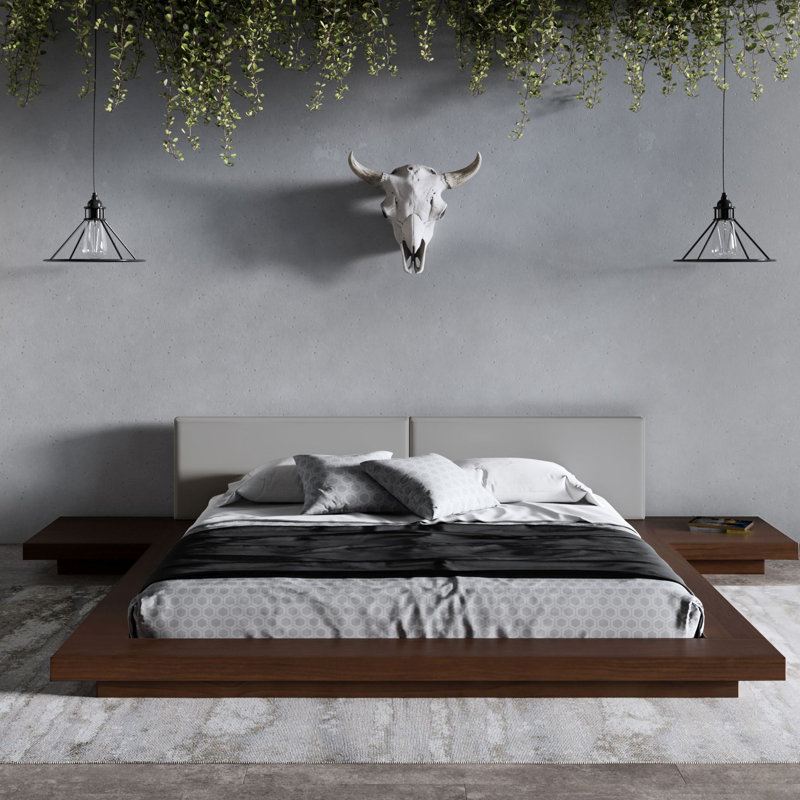 Wade Logan® Andzela Low Profile Platform Bed & Reviews | AllModern
